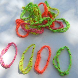 3 Friendship bracelets Nylon Cloth Adj Macrame
